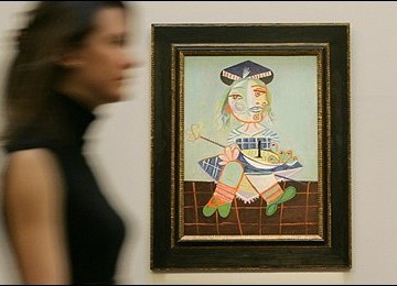 Tranh của Picasso bị 